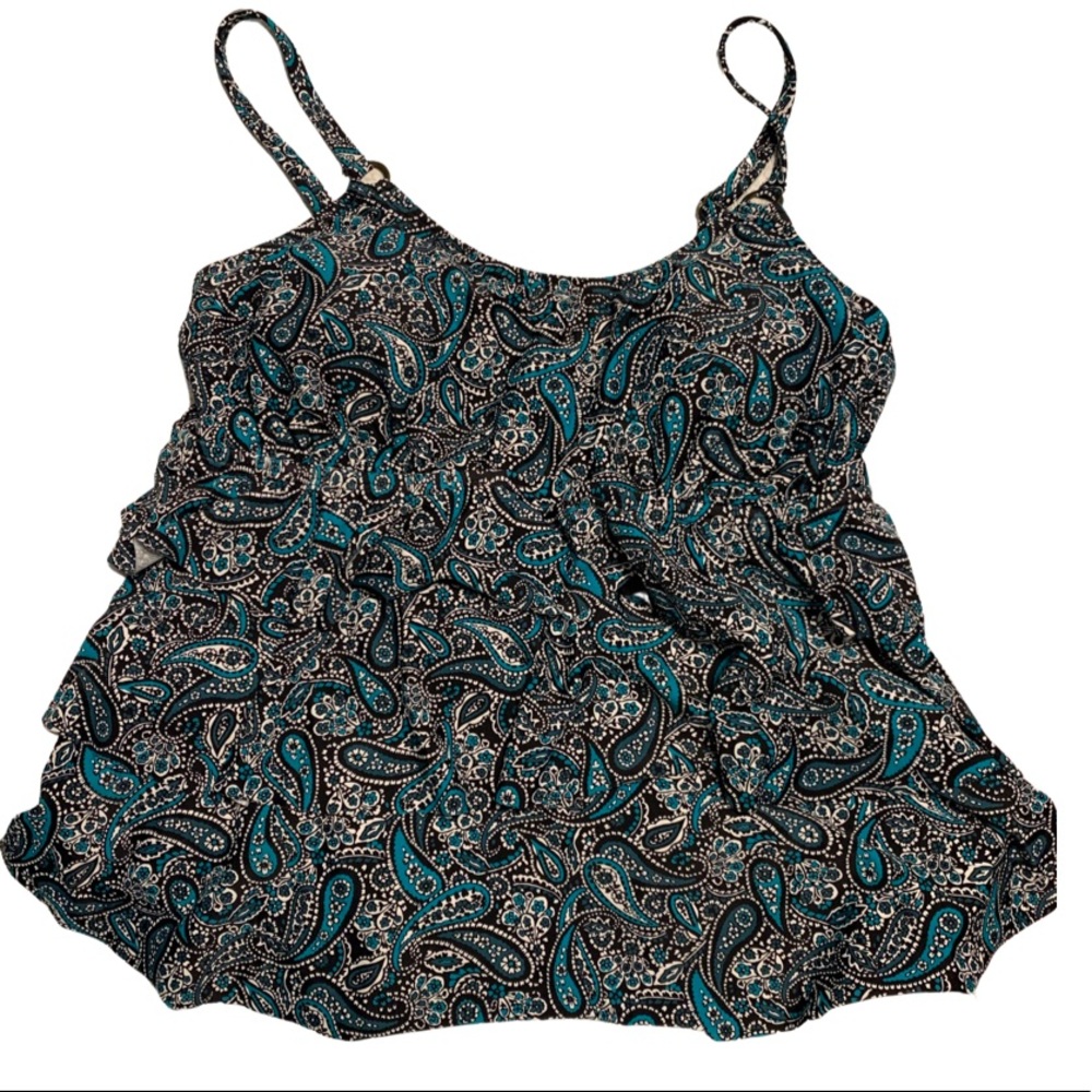 Pretty Ruffle Swim Top